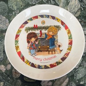 Vintage (1973) Gentle Treasures Christmas plate